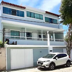 Casa de Férias 3 Quartos,10 Min A Pe Grande, Garagem 3 Carros, Churrasqueira, Wi-fi E Cozinha Completa, Arraial do Cabo